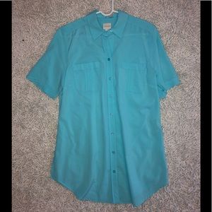 Chico’s tunic length button down size 1 (M)